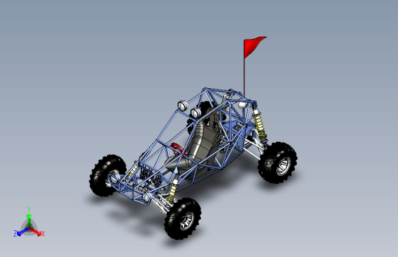 Baja SAE 越野车3D图纸