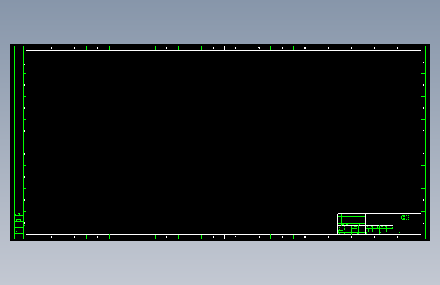 cad标准图框-A3x3