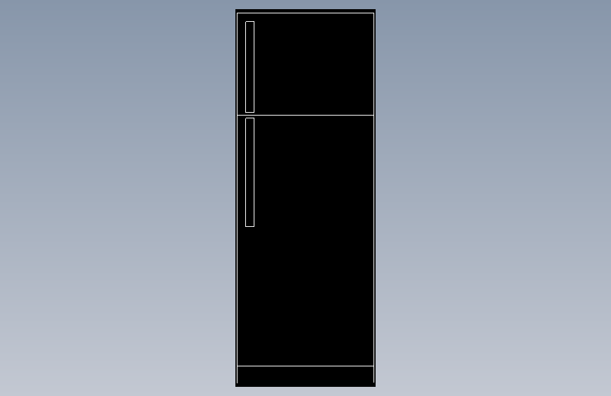 冰箱-CAD必备模块 (6099)