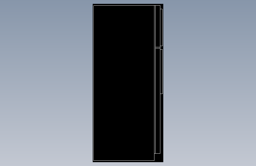 冰箱-CAD必备模块 (6102)