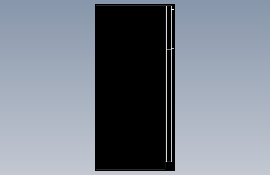 冰箱-CAD必备模块 (6103)