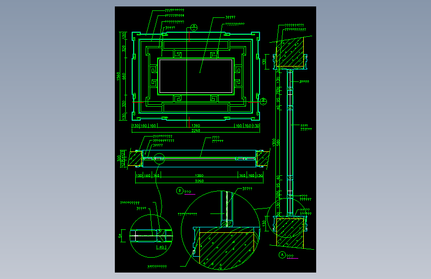 立面素材-CAD必备模块 (3207)