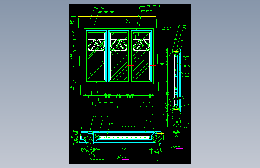 立面素材-CAD必备模块 (3258)
