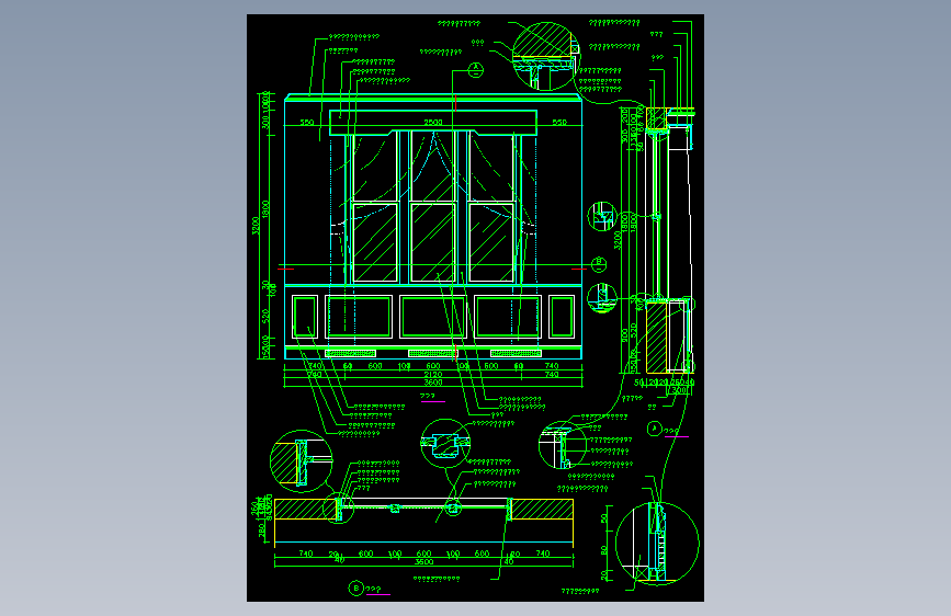 立面素材-CAD必备模块 (3269)