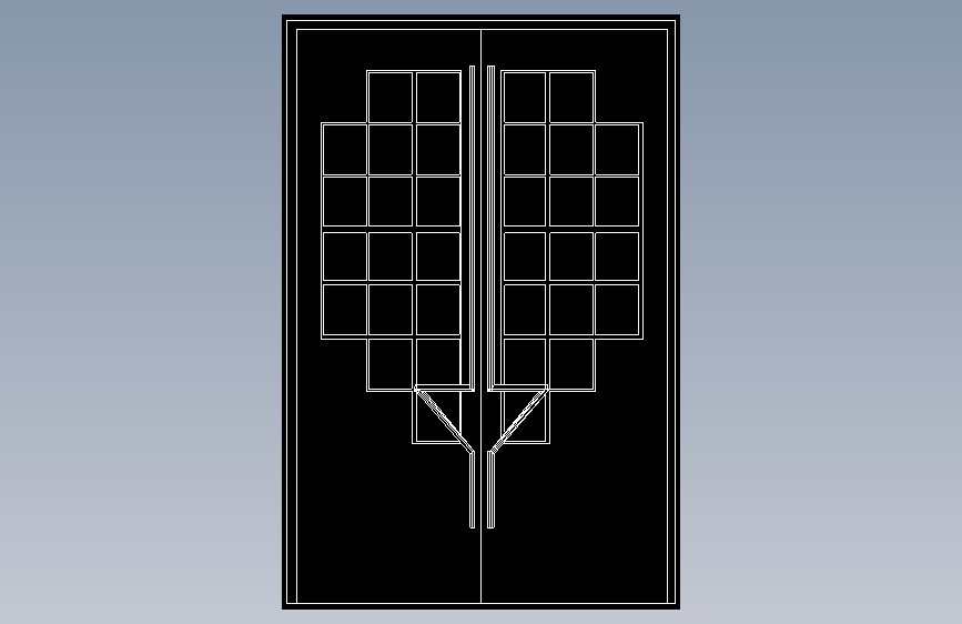 门扇-CAD必备模块 (6695)