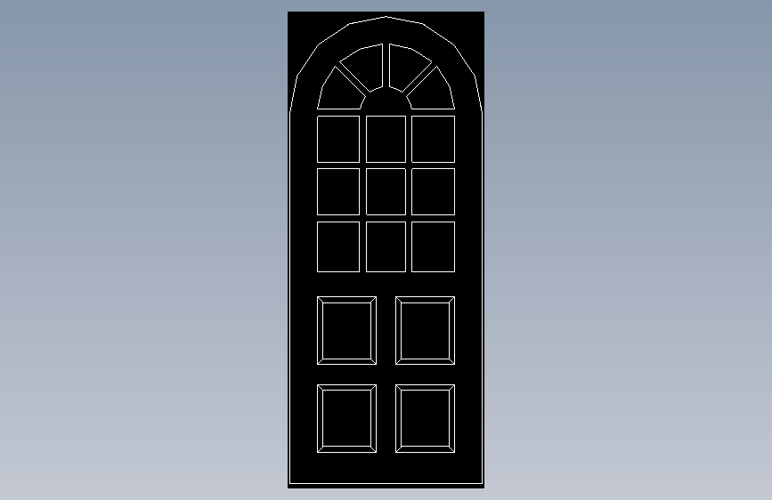 门扇-CAD必备模块 (6766)