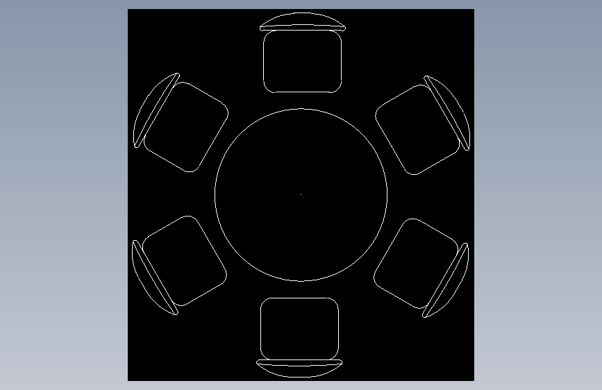 桌子-CAD必备模块 (6917)