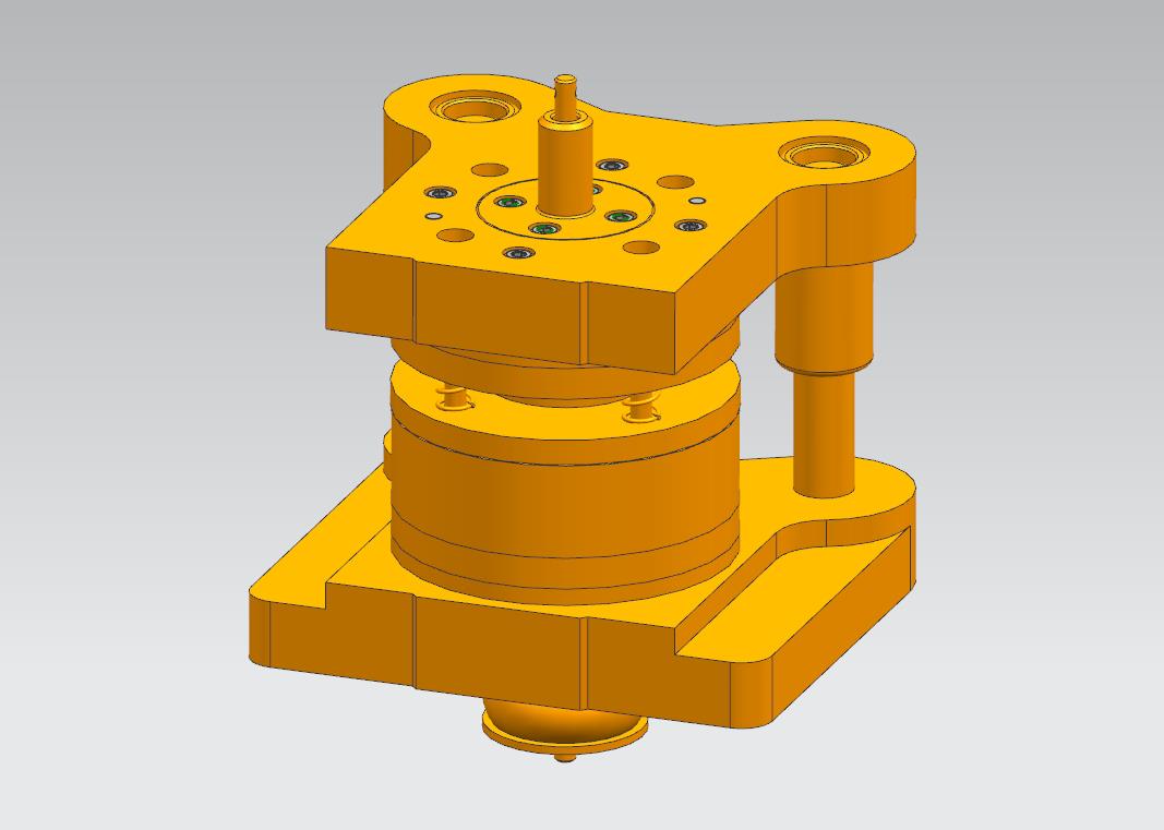 金属杯落料拉深模具(CAD图+UG三维)