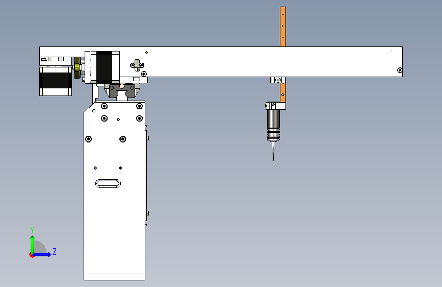 3轴CNC 左侧视图