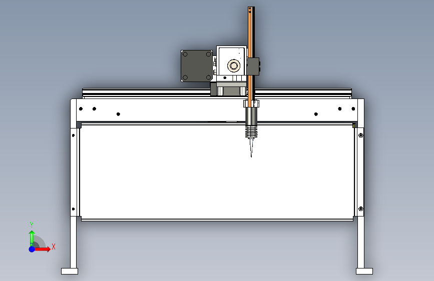 3轴CNC 正面视图