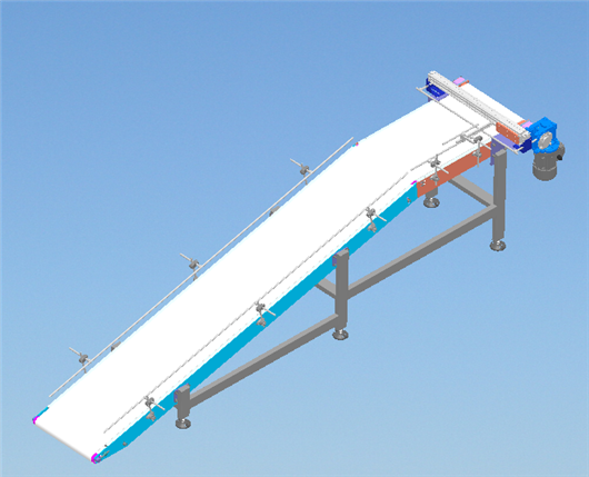 斜坡皮带线1 Solidworks 2016 模型图纸下载 懒石网