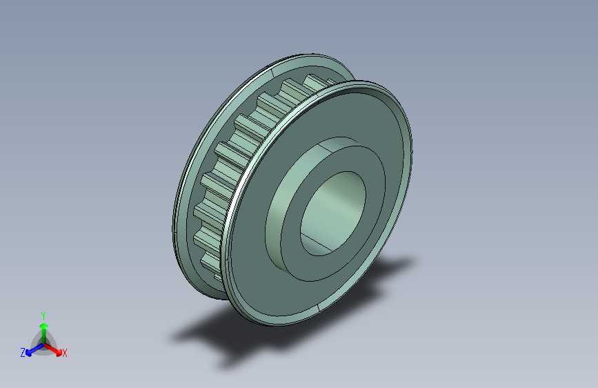 6种带轮设计图三维Step+CAD