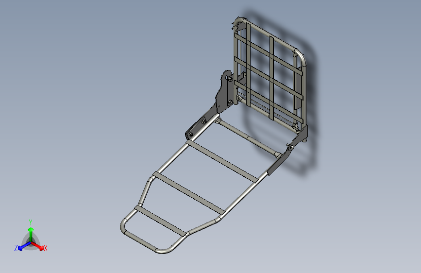M0142-catia绘制汽车座椅骨架模型三维CatiaV5R20带参