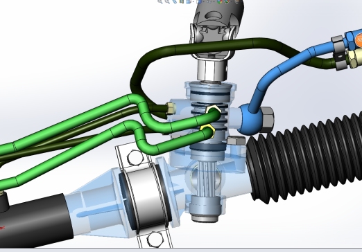 齿轮齿条式汽车转向器CATIA