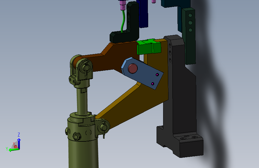 点焊夹具8小件压紧机构A