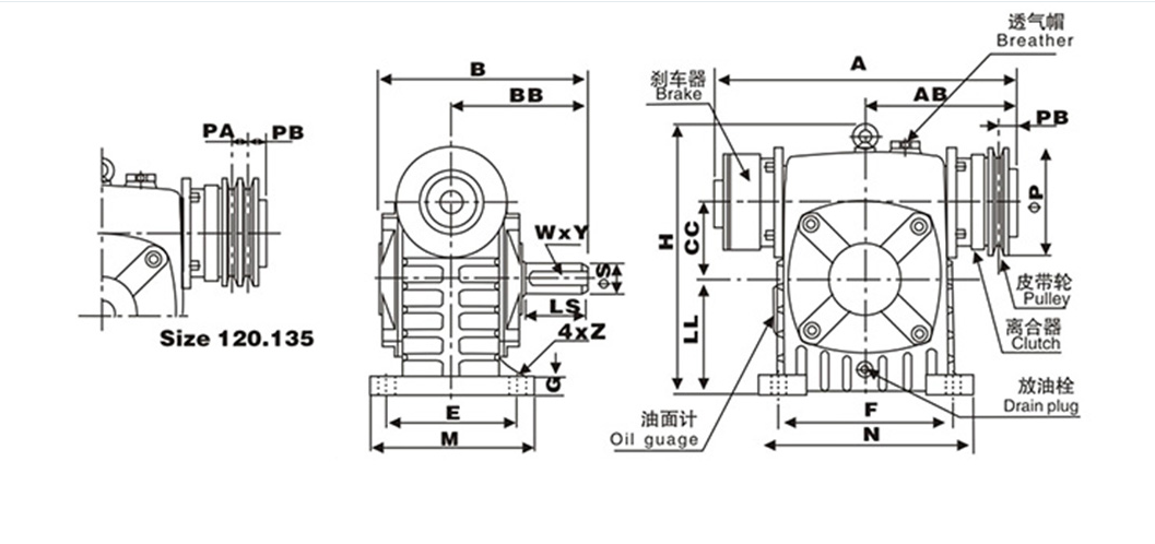 WAPC电磁式离合器、刹车器(共21种规格)