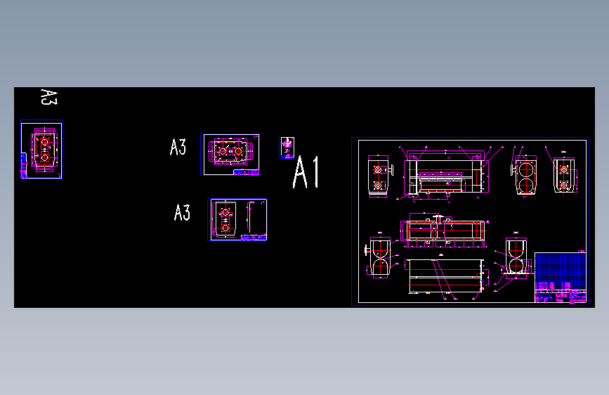 环模颗粒饲料成型机全套CAD图纸（可量产）