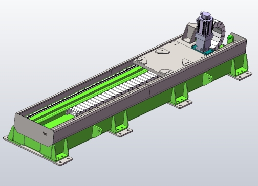 机器人第七轴地轨设计三维SW2018带参+CAD