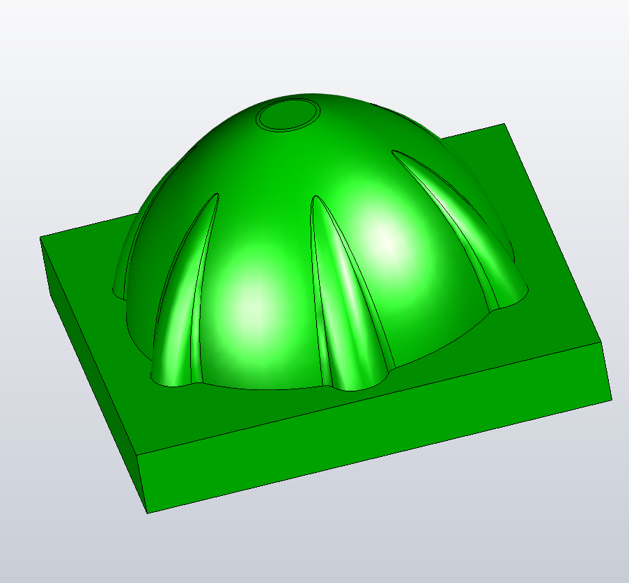 基于UG的台灯罩造型与数控加工设计三维UG+CAD+说明书