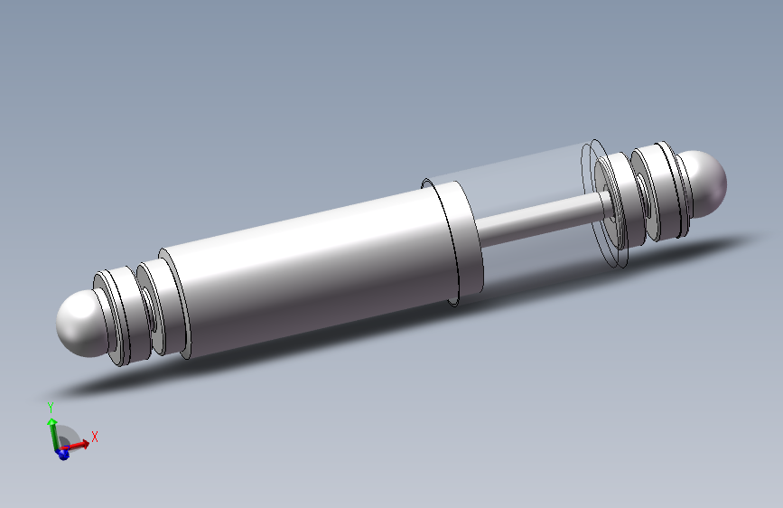减震器建模三维