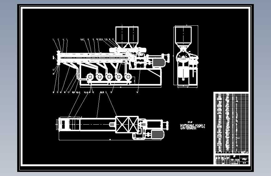 年产5000吨PPR管材生产车间工艺设计CAD+说明书