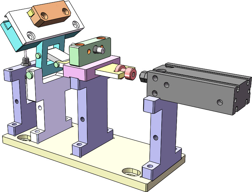 翻转机构SW2013含所有特征含STEP