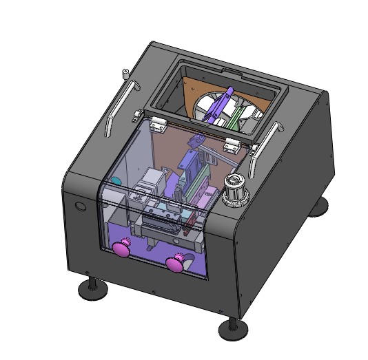 经典螺丝机供料器3D图纸  机械设计参考资料设计素材