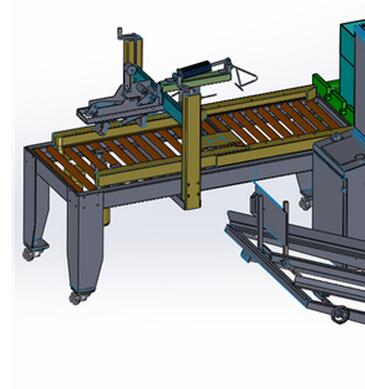 开箱机封箱机  自动化非标素材3D模型资料