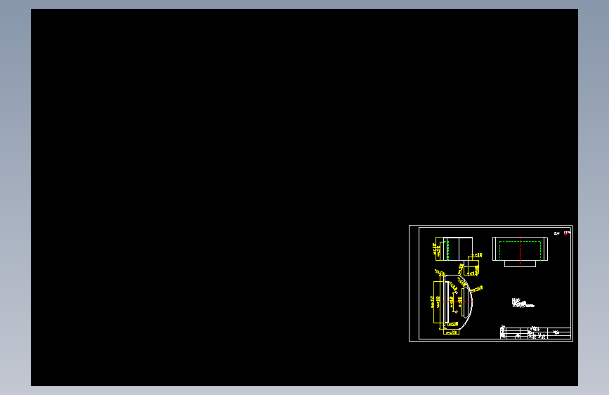 智能扫地机器人设计与制作CAD+说明书 主视图