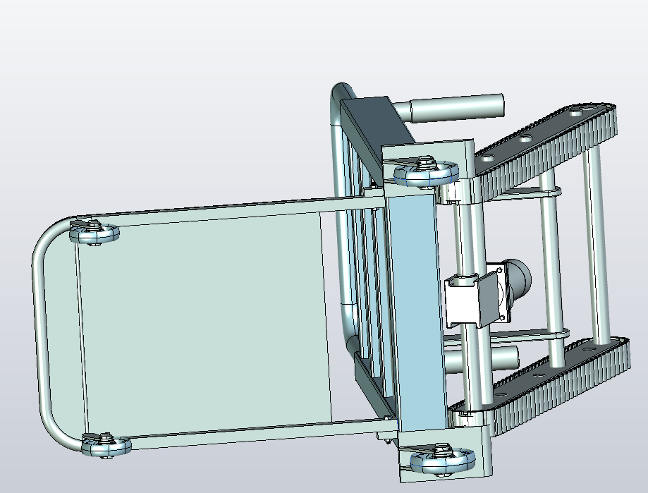自动爬楼梯运输车