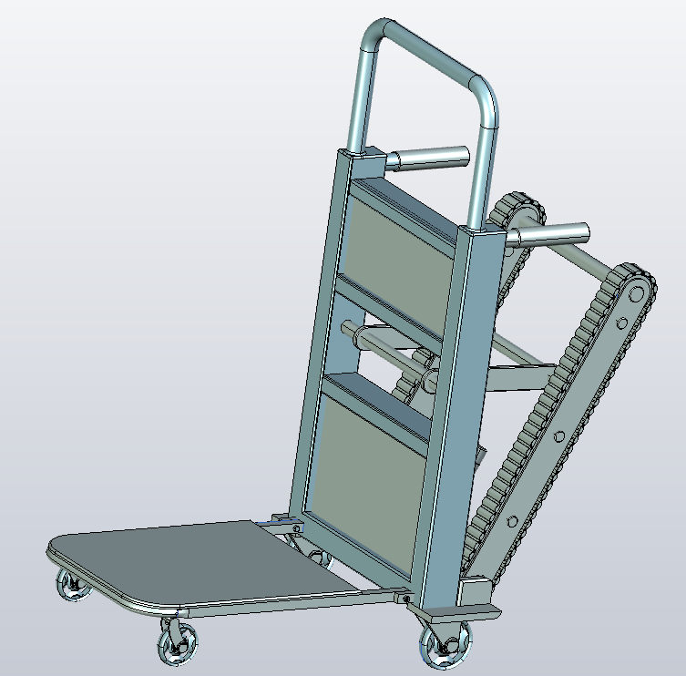 自动爬楼梯运输车