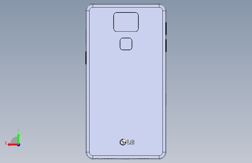 LG V40手机 背面视图