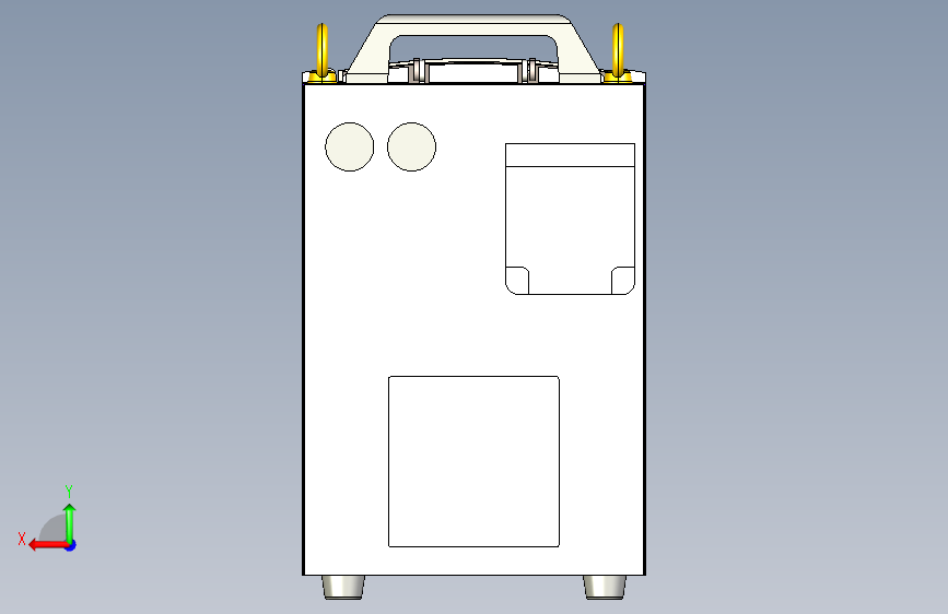 OTC焊机-DM-350 背面视图
