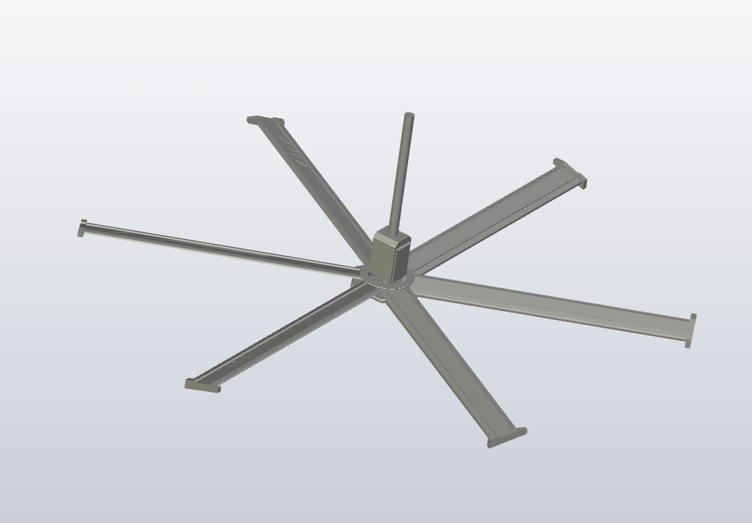 吊扇三维模型图纸