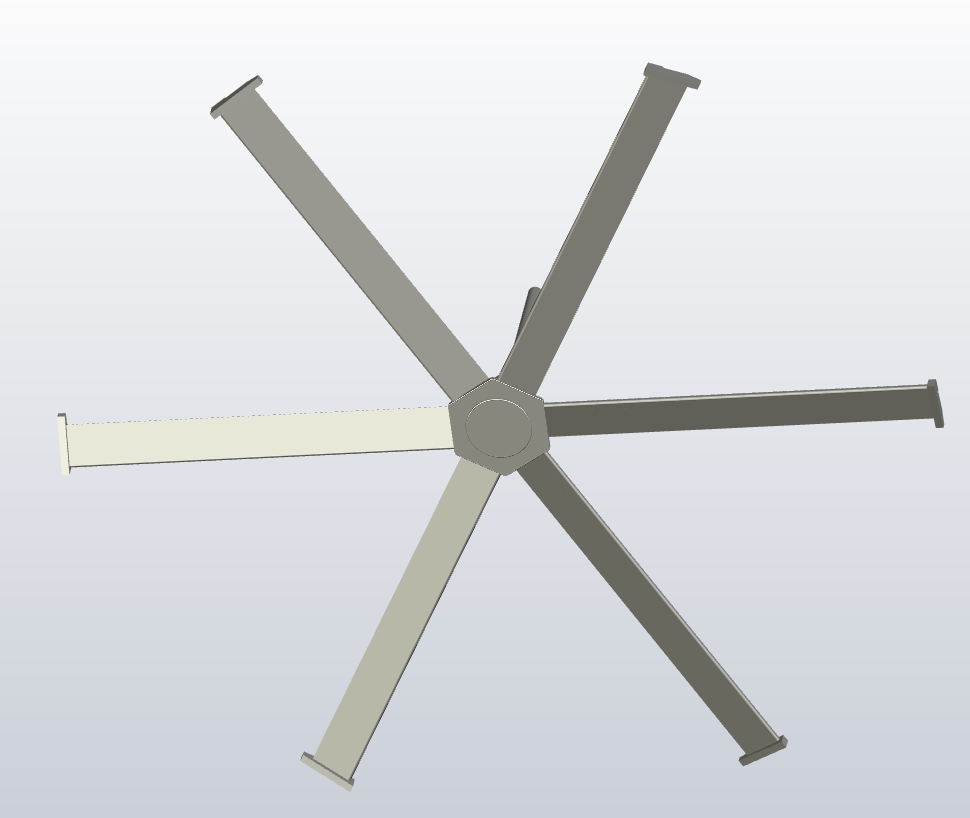 吊扇三维模型图纸