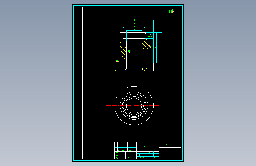 柴油机喷油泵工艺规程及夹具设计【含CAD图纸】CAD+说明 主视图