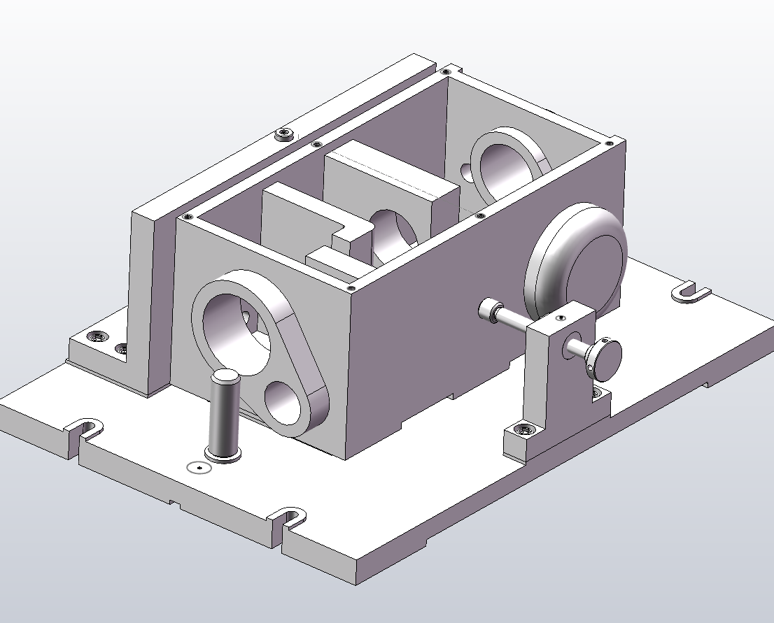 车床主轴箱加工工艺及铣顶面工装夹具设计三维SW2013带参+CAD+说明