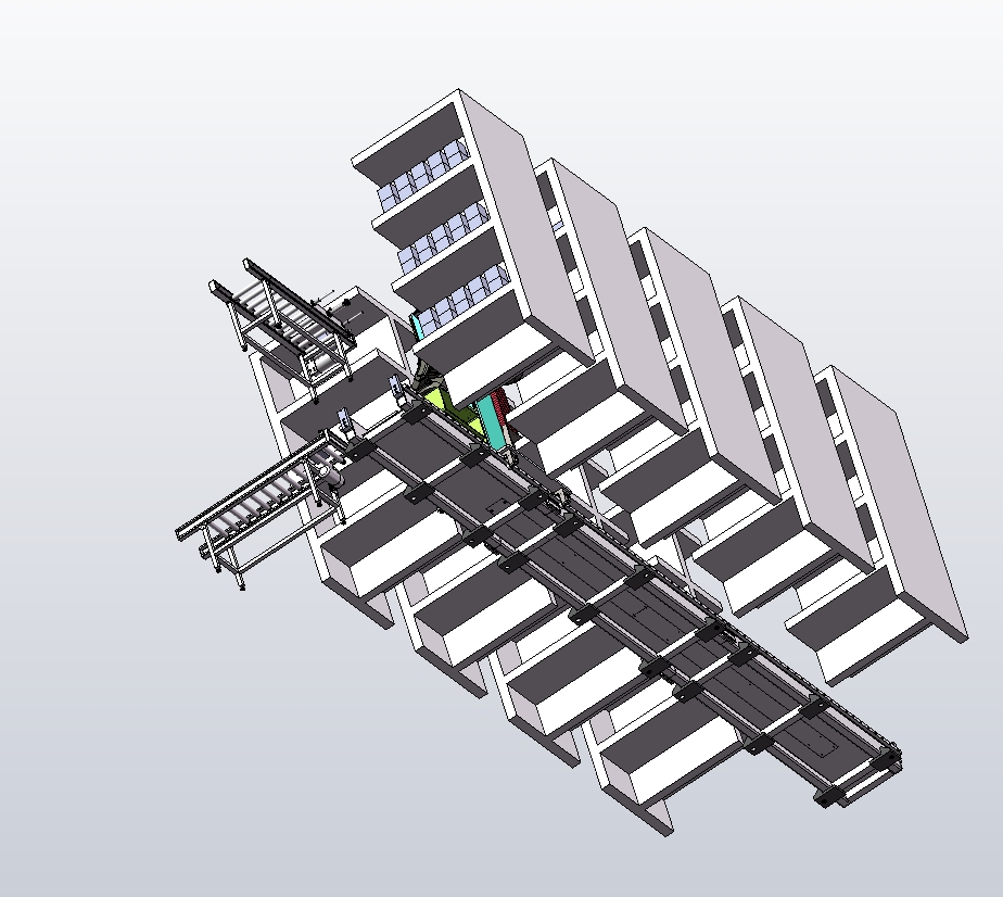 地轨机器人立体库搬运