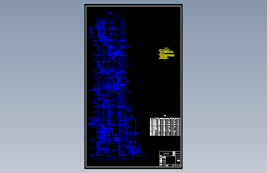 5000t_h预热器图纸CAD