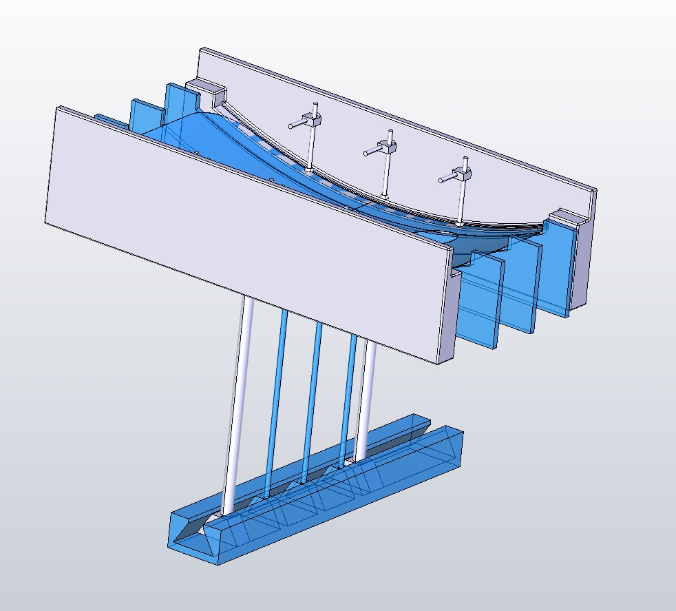 飞机应急逃生舱门及其工装模型