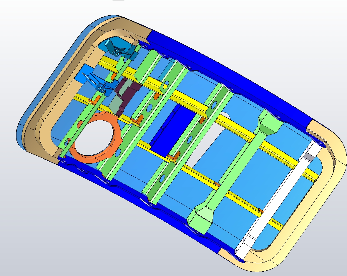 飞机应急逃生舱门及其工装模型