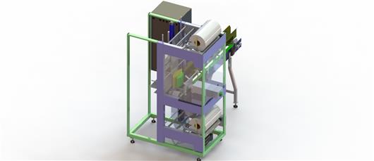 热收缩包装机 3D机械素材3D图纸自动化设