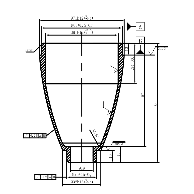铝合金风帽挤压工艺分析及模具设计CAD+说明书