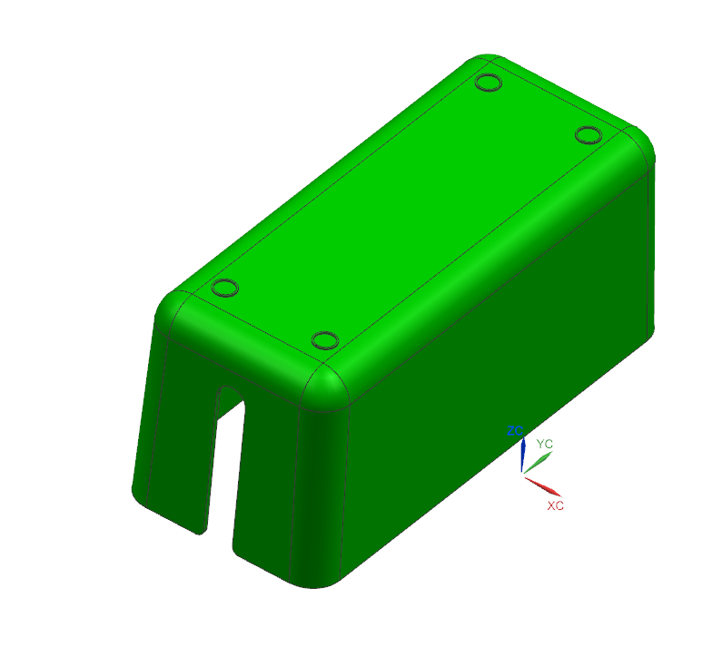 排插收纳盒注模具设计-一模两腔-模流三维UG8.0无参+CAD+说明