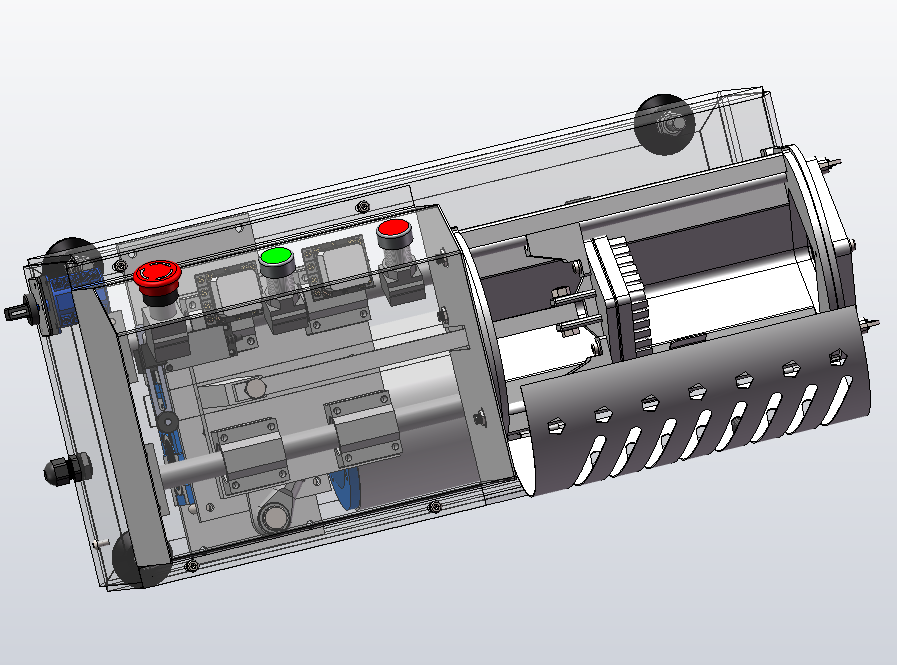 土豆切丝机+推条机三维SW模型