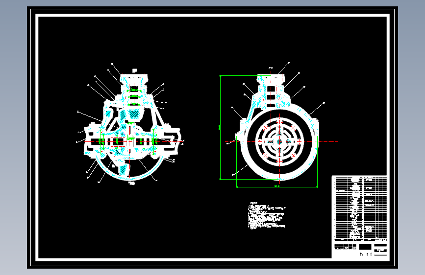 轻型货车主减速器设计CAD