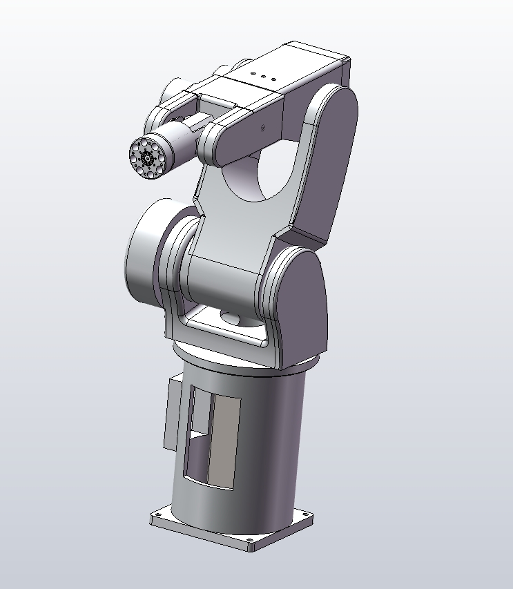 小型六轴机械臂全套设计图纸