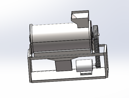玉米脱粒机sw+CAD