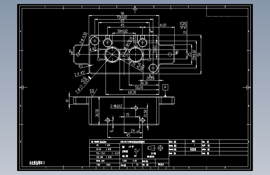 轴套上料倒角机器CAD
