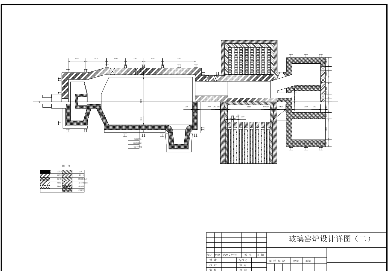 玻璃窑炉设计详图